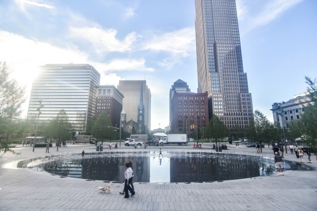Cleveland Public Square di Ohio, Amerika Serikat (Foto: Flickr/Erik Drost)