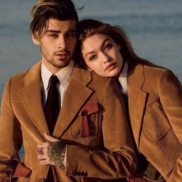Gaya Kompak Zayn Malik dan Gigi Hadid dalam Berbusana Foto: Instagram @zigiphotos
