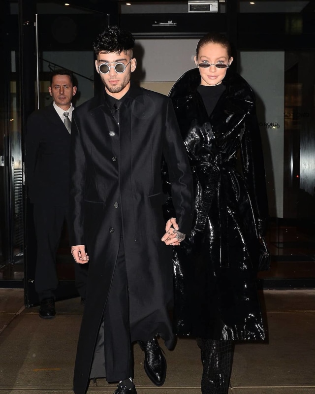 Gaya Kompak Zayn Malik dan Gigi Hadid dalam Berbusana Foto: Instagram @zigiphotos