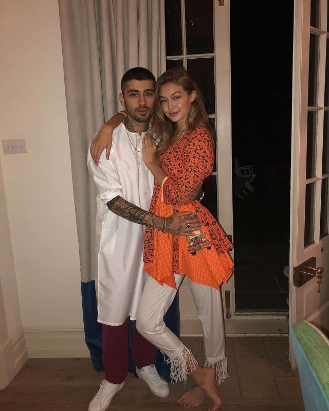 Gaya Kompak Zayn Malik dan Gigi Hadid dalam Berbusana Foto: Instagram @zigiphotos