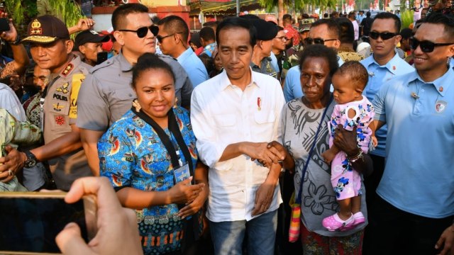 Jokowi Tinjau Pembangunan PLBN Sota di Merauke, Papua Foto: Dok. Biro Pers Setpres