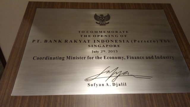 Kantor BRI cabang Singapura. (Foto: Michael Agustinus/kumparan)