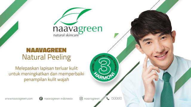 Angkat Sel Kulit Mati dengan Naavagreen Natural Peeling