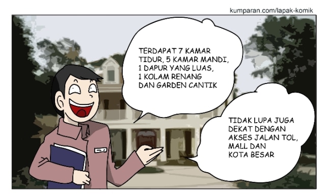 Liku Bisnis Rumah Hantu (2)