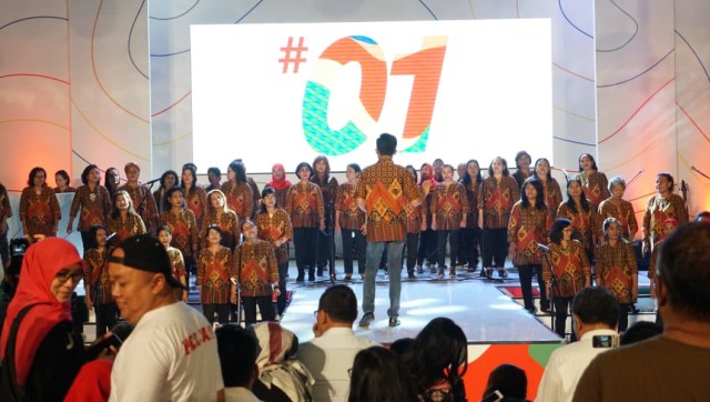 #01FEST Jokowi-Amin di kuningan. (Foto: Helmi Afandi Abdullah/kumparan)
