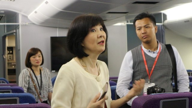 Foo Juat Fang, Asisstant Manager Cabin Crew Learning and Development Cabin Crew di Singapore Airlines Training Center. (Foto: Ulfa/kumparan)