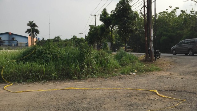 TKP temuan mayat Dufi. (Foto: Muhammad Lutfan Darmawan/kumparan)