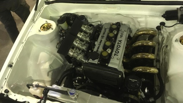 Mesin Toyota AE86 Trueno (Foto: Alfons Yoshio/kumparan)