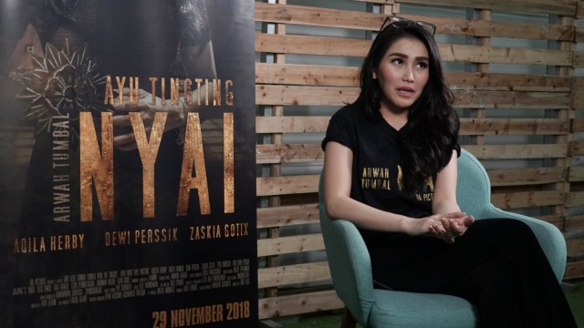 Ayu Ting Ting. (Foto: Eny Immanuella Gloria)