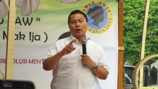 Mardani di Deklrasi Mak Ija di Jakarta Timur, Selasa (20/11/2018). (Foto: Paulina Heras/kumparan)