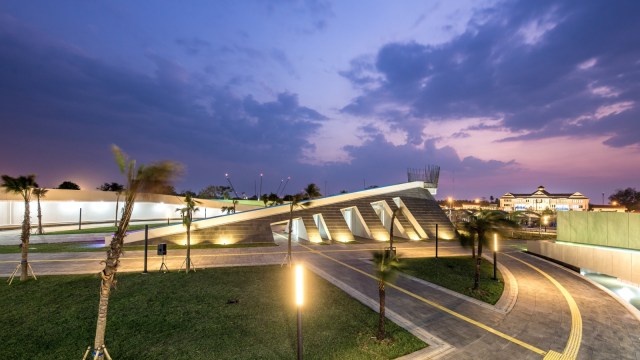 Monumen Kapsul Waktu di Merauke. (Foto: Dok. Paskalis Khrisno Ayodyantoro)
