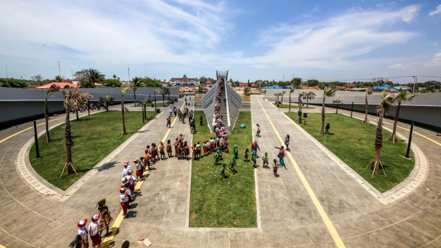 Monumen Kapsul Waktu di Merauke. (Foto: Dok. Paskalis Khrisno Ayodyantoro)