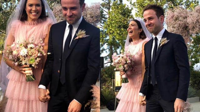 Gaun pengantin Mandy Moore (Foto: Dok. This is Mandy Moore)