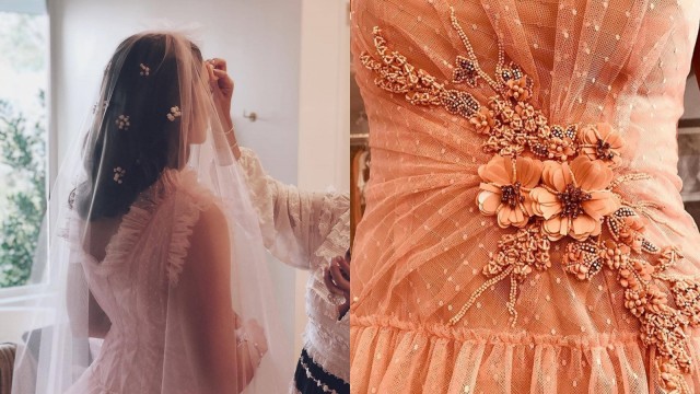 Gaun pengantin Mandy Moore (Foto: Dok. This is Mandy Moore)