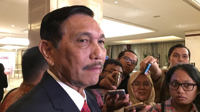 Menteri Koordinator Bidang Kemaritiman Luhut Binsar Pandjaitan. (Foto: Selfy Sandra Momongan/kumparan)