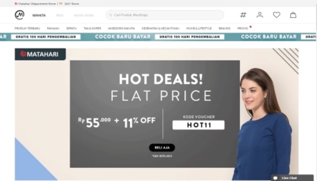 MatahariMall.com Tutup, Ini Penjelasannya