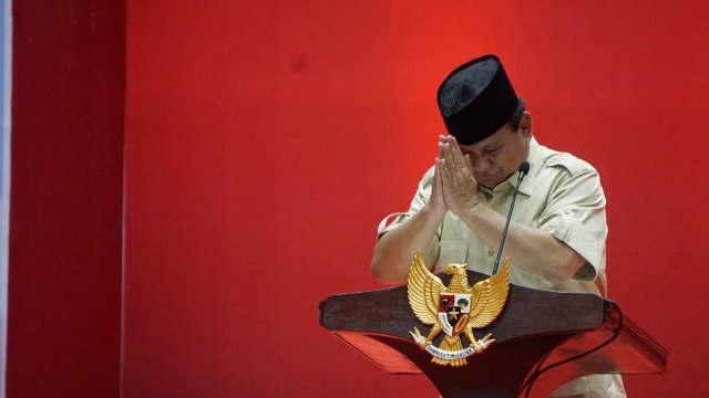 Prabowo Subianto. (Foto: Iqbal Firdaus/kumparan)
