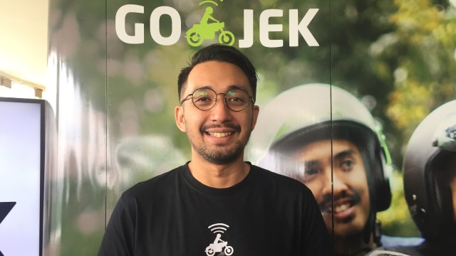 Vice President Corporate Affairs Gojek, Michael Reza Say. (Foto: Selfy Sandra Momongan/kumparan)