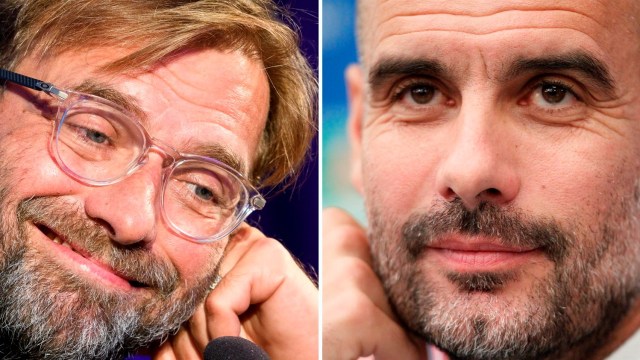 Juergen Klopp & Pep Guardiola. (Foto: AFP/Jure Markovic, Carlo Hermann)
