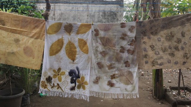 Hasil karya yang dihasilkan di Kampung Sains, Desa Krangkajen, Yogyakarta. (Foto: Muhammad Lutfan Darmawan/kumparan)