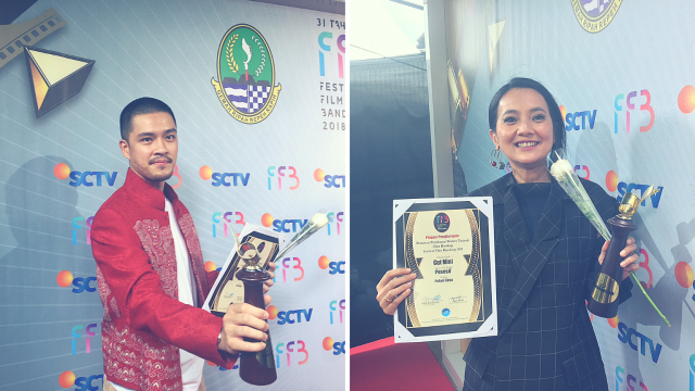 Morgan Oey dan Cut Mini di FFB 2018 (Foto: Giovanni)