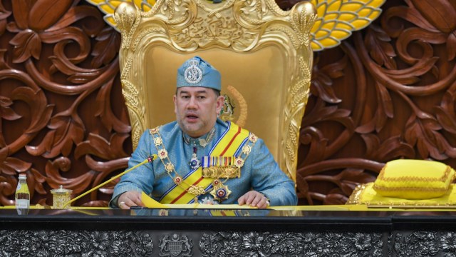 Raja Malaysia ke-15, Sultan Muhammad V. (Foto: AFP PHOTO/Mohd Rasfan)