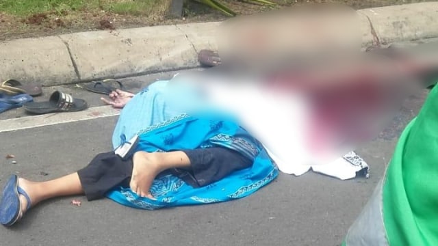 Santri korban mini bus terbalik. (Foto: Dok. Istimewa)