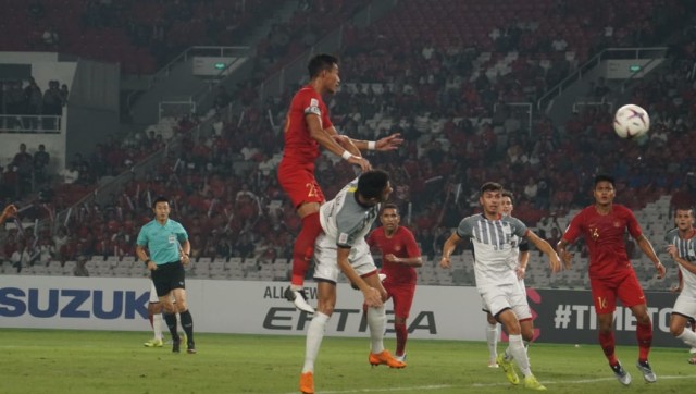 Pertandingan AFF Suzuki Cup 2018 Indonesia vs Filipina. (Foto: Helmi Afandi Abdullah/kumparan)
