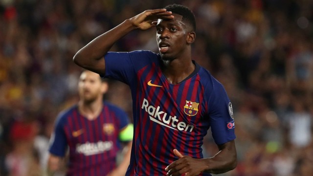 Ousmane Dembele baik-baik saja, kok. Foto: Reuters/Sergio Perez
