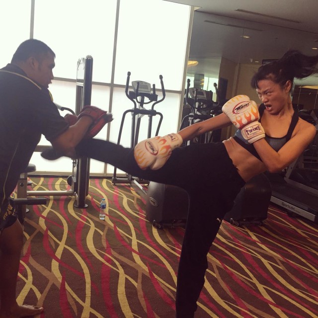 Olahraga ala Kelly Tandiono (Foto: IG: @kelly_tandiono)