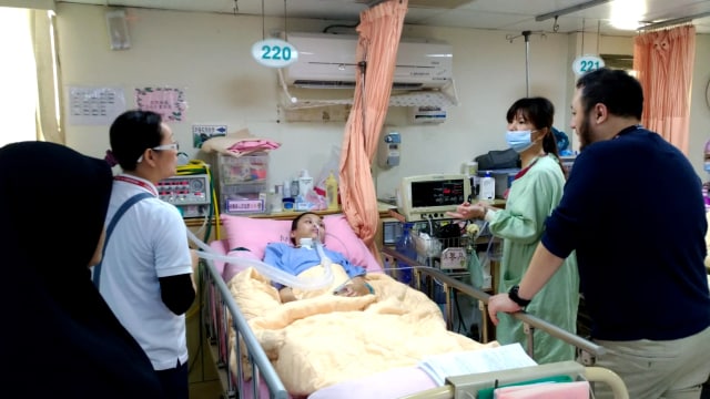 Proses pemulangan Shinta Danuar, pekerja migran Indonesia (TKI) di Taiwan asal Banyumas, Jawa Tengah ke Tanah Air. (Foto: Dok. Biro Humas Kemnaker)