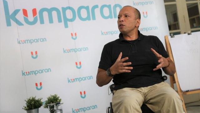 CEO GE Handry Satriago dalam acara kelas kumparan. (Foto: Aditia Noviansyah/kumparan)