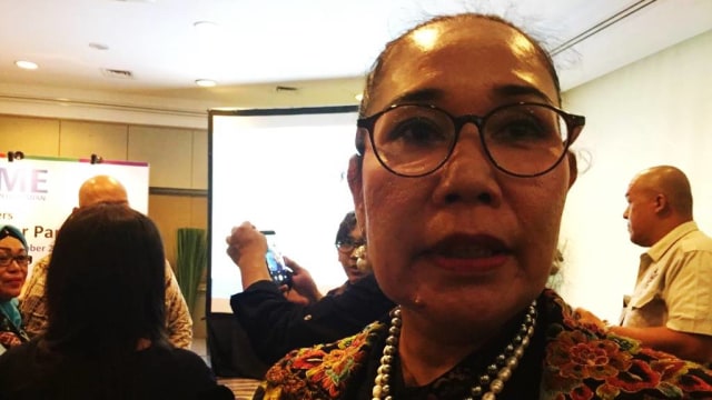 dr. Evlina Suzanna, dokter spesialis patologi anatomi di RS Kanker Dharmais. (Foto: Sayid Mulki/kumparan)