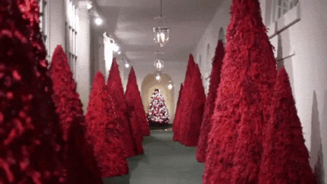 Dekorasi natal White House. (Foto: Dok. White House)