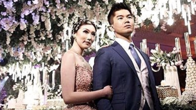 Pasangan Jusup Maruta dan Clarissa. (Foto: Instagram/@jusupclarissawedd)