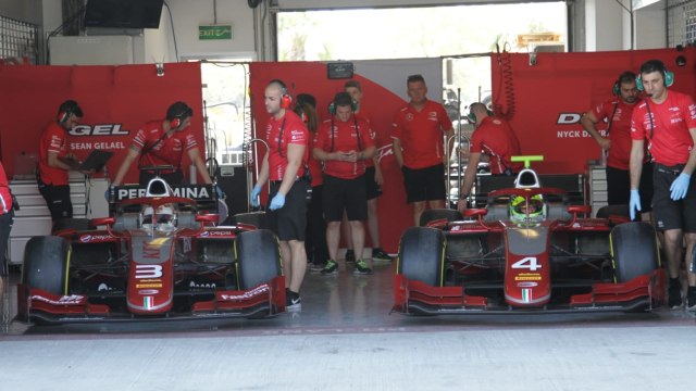 Muhammad Sean Ricardo Gelael menjalani tes bersama tim Scuderia Toro Rosso. (Foto: Anju Christian P. Silaban/kumparan)