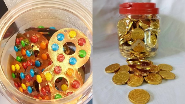 Ilustrasi cokelat jadul. (Foto: Instagram/@childhoodmemoriesid  dan @medalembuahsda)