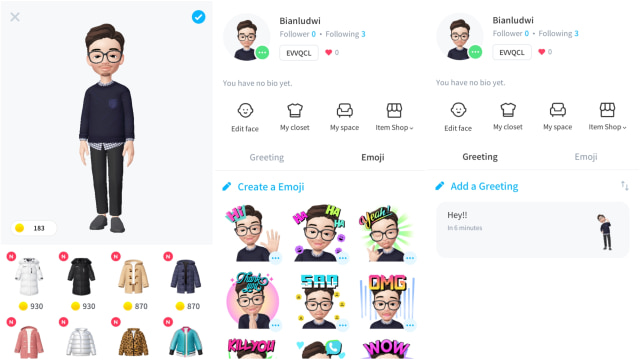 Aplikasi media sosial avatar 3D Zepeto (Foto: Bianda Ludwianto/kumparan)