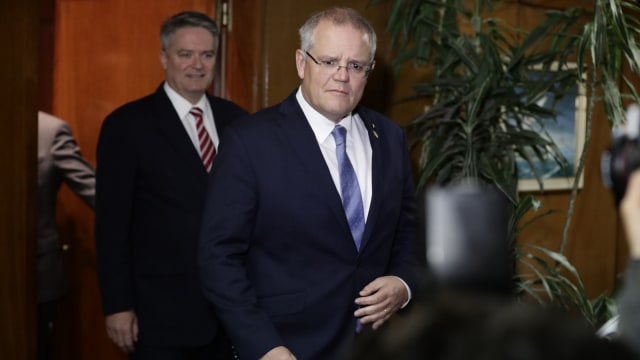 Perdana Menteri Australia, Scott Morrison. Foto: AFP/ALEJANDRO PAGNI 