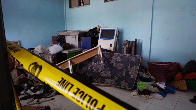 Suasana lapas Lambaro Aceh pascakerusuhan dan kaburnya narapidana. (Foto: Zuhri/kumparan)