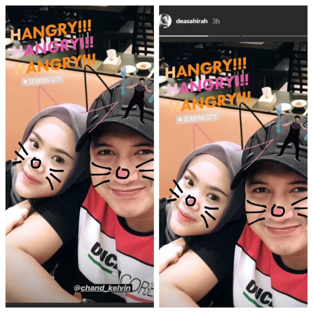 Chand Kelvin dan pacar baru? (Foto: IG @deasahirah)
