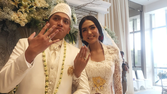 Ge Pamungkas dan Anastasia Herzigova resmi menikah (Foto: Sarah Yulianti Purnama/kumparan)