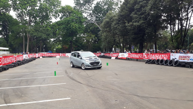 Daihatsu Slalom Time Battle 2018 (Foto: Alfons Yoshio/kumparan)
