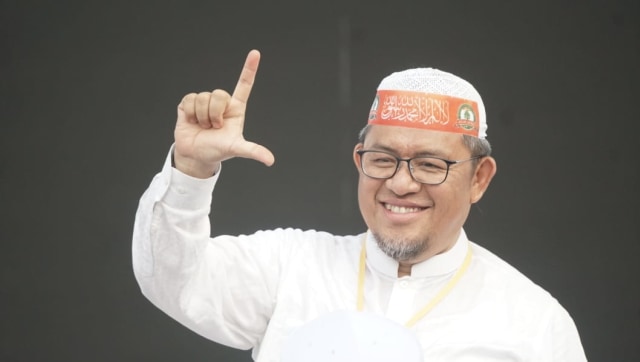 Mantan Gubernur Jawa Barat, Ahmad Heryawan, saat berada dalam acara Reuni 212 di Monumen Nasional, Jakarta, Minggu (2/12/2018). (Foto: Nugroho Sejati/kumparan)