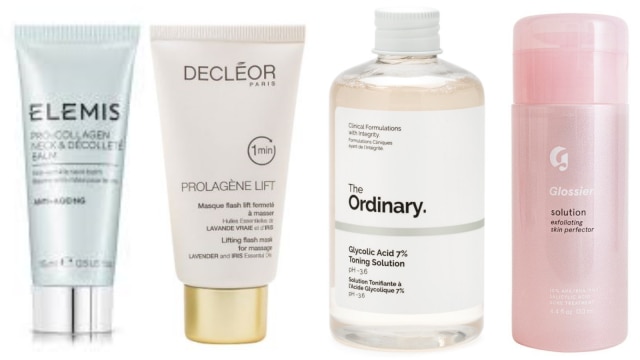 Produk facial Priyanka Chopra. (Foto: Dok. Elemis, Decleor, The Ordinary, Glossier)