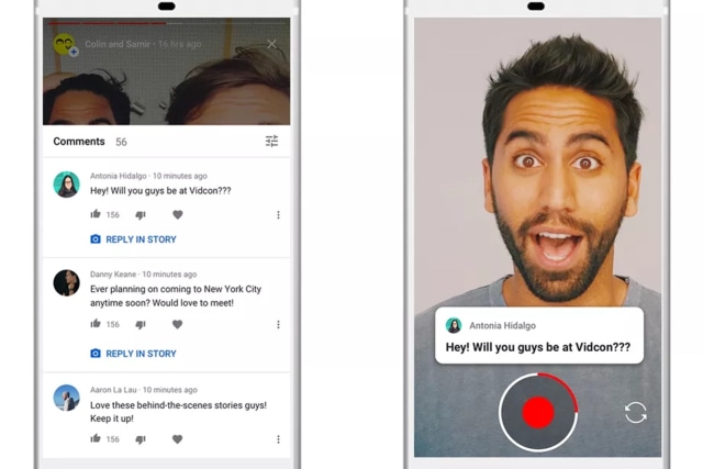 Fitur baru YouTube Stories. (Foto: YouTube)