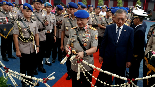 Kapolri Jenderal Tito Karnavian menghadiri acara Syukuran HUT Polairud Baharkam Polri sekaligus peresmian kapal dan helikopter baru di Makopolair Baharkam Polri. (Foto: Nugroho Sejati/kumparan)