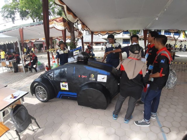 Mobil Hemat Energi dari Universitas Sriwijaya (Foto: Dok. Pribadi Muhammad Alfonso)