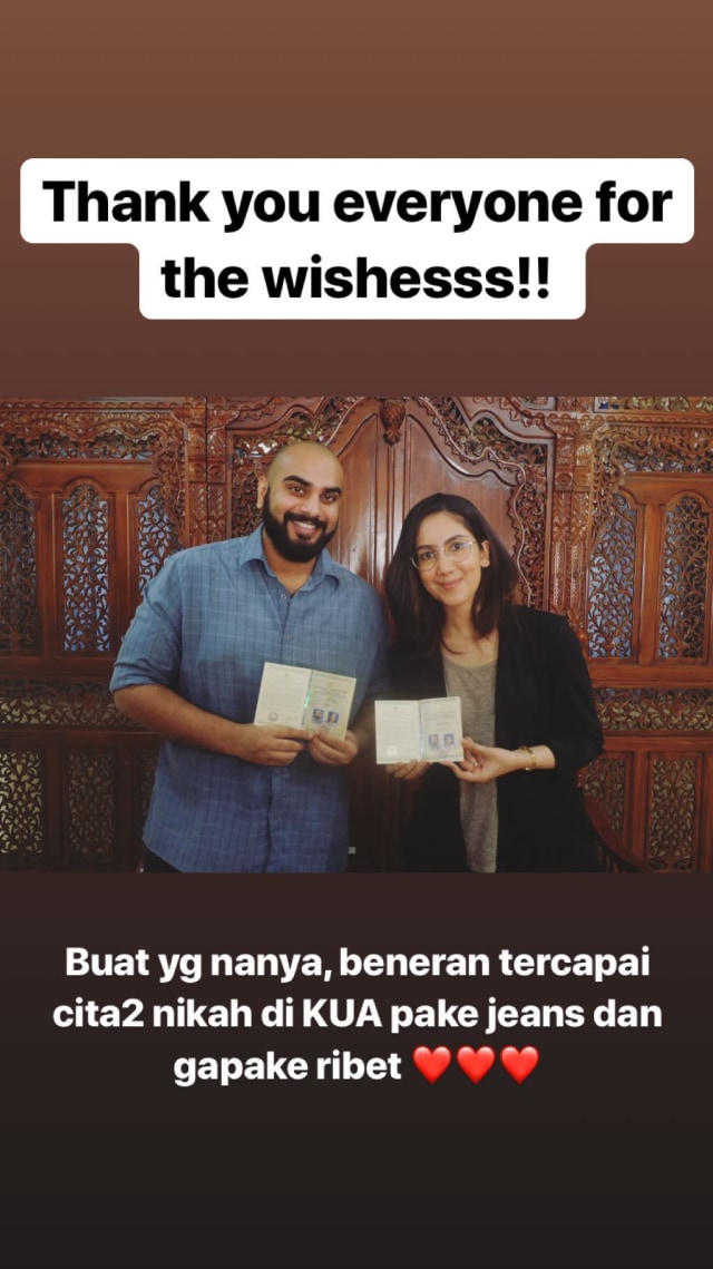 Anti Mainstream, Suhay Salim Menikah Pakai Celana Jeans (1)