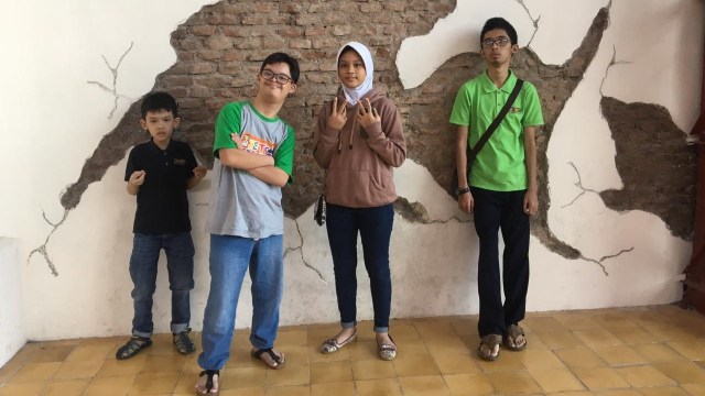 Anak-anak Junika Sugiarsih.  (Foto: Dok. Pribadi Junika Sugiarsih)